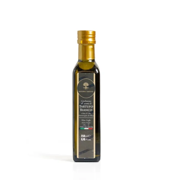 Aceite de oliva con trufa blanca